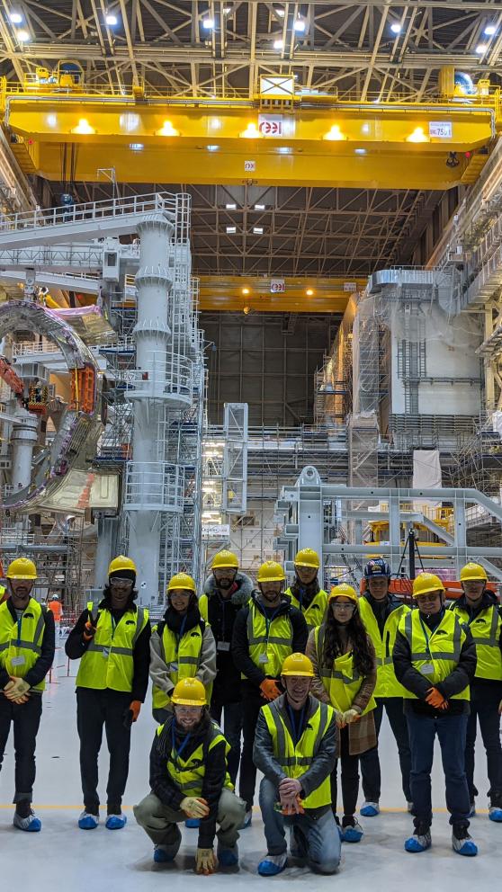 Visite d'ITER - Crédit : ISFIN