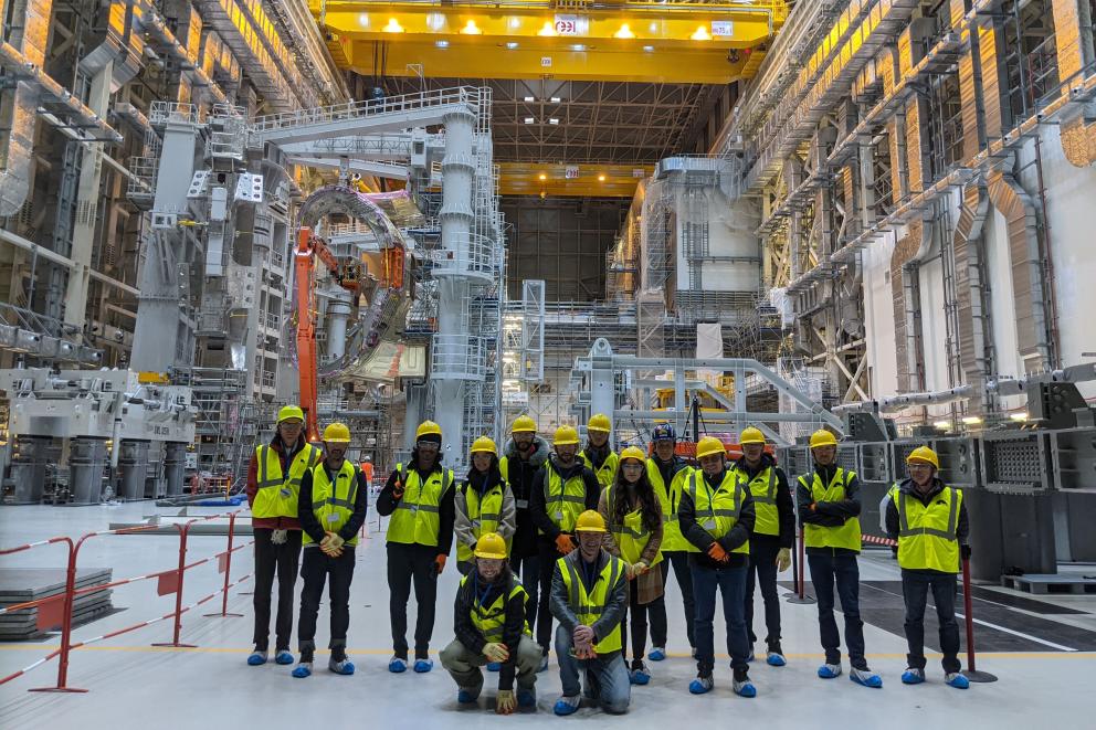 Visite d'ITER - Crédit : ISFIN